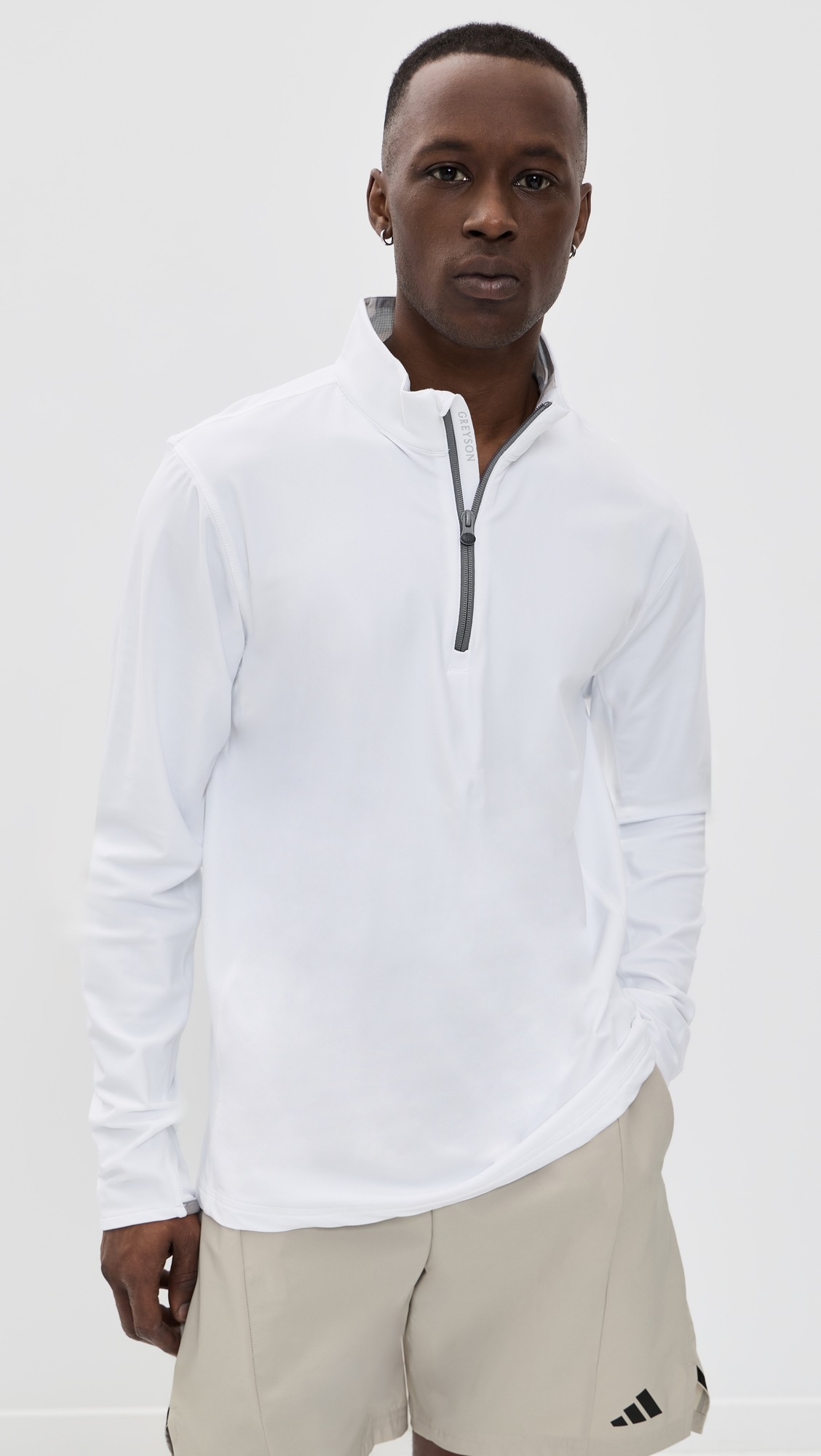 Tate Performance Quarter Zip Sweatshirt Arctic