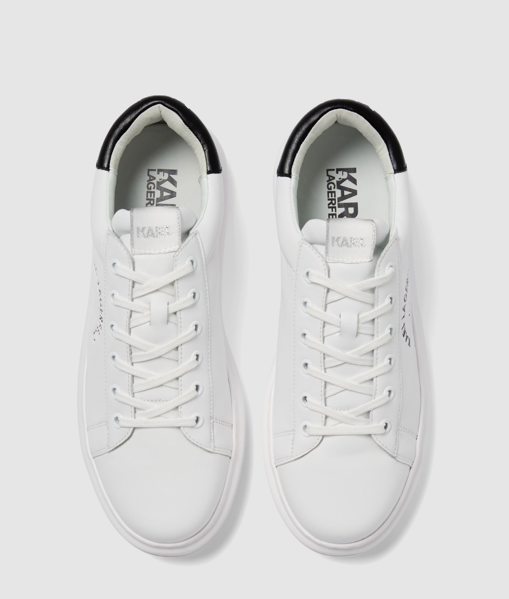 Karl Lagerfeld - Rue St-guillaume Logo Kapri Sneaker, Herren, Weiss, Größe