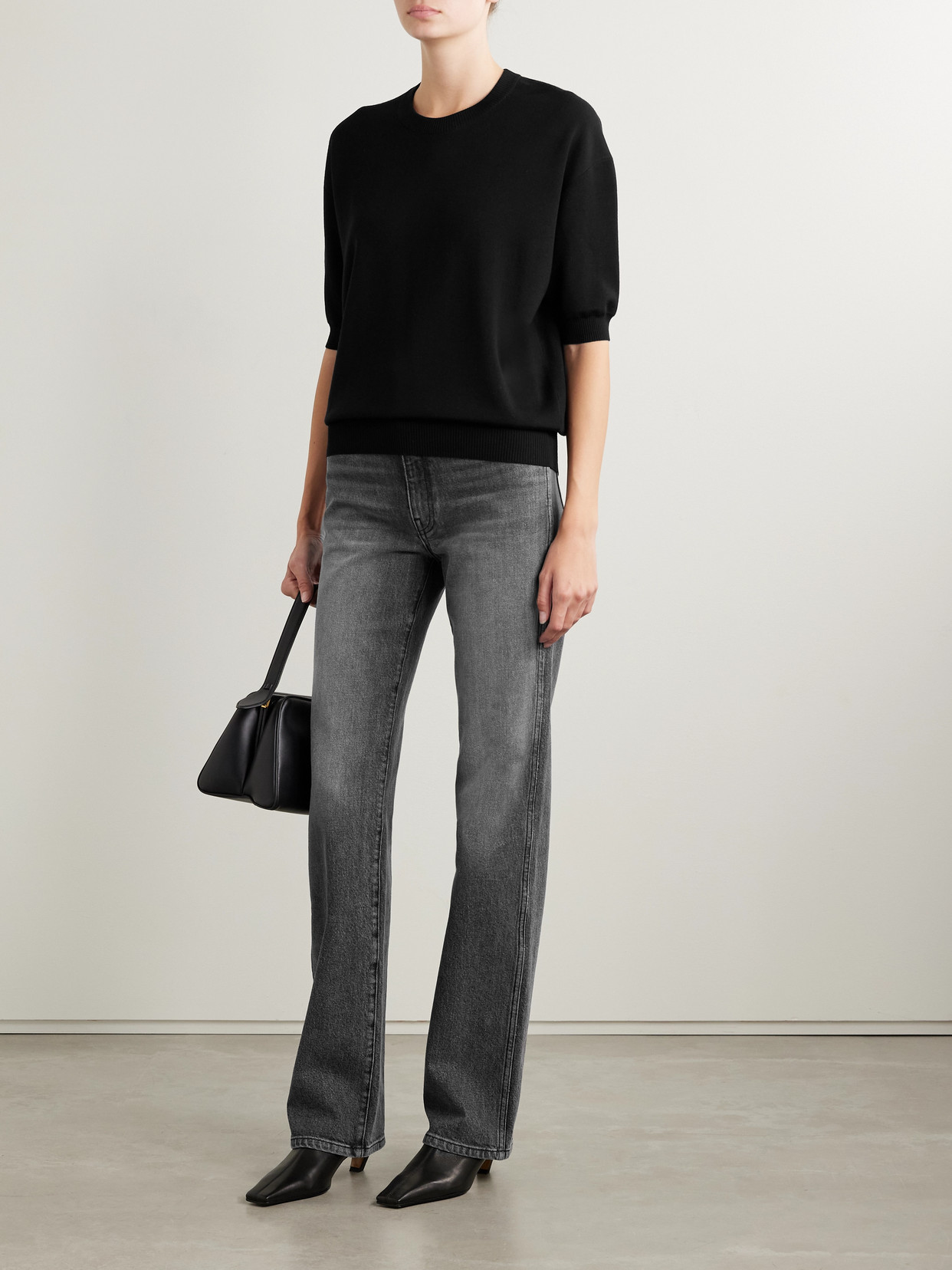 Danielle Stretch High-rise Slim-leg Jeans - Gray