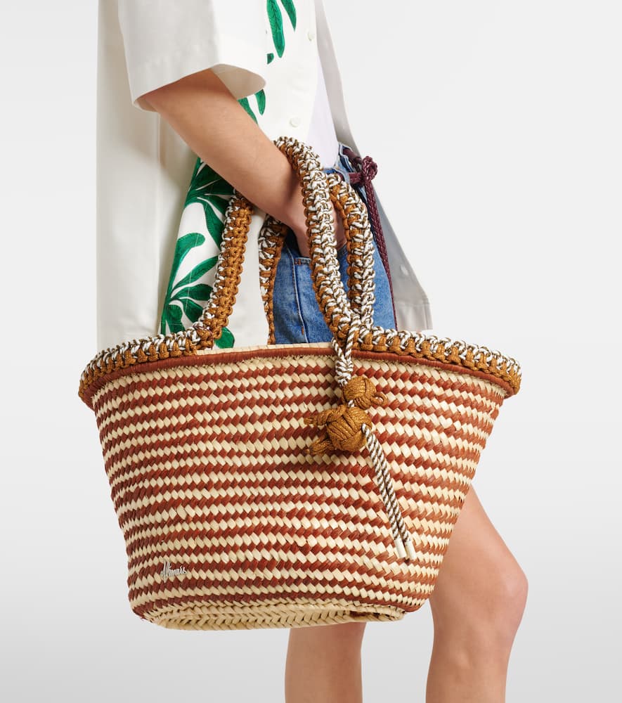 Alémais Dee Dee Large raffia tote bag