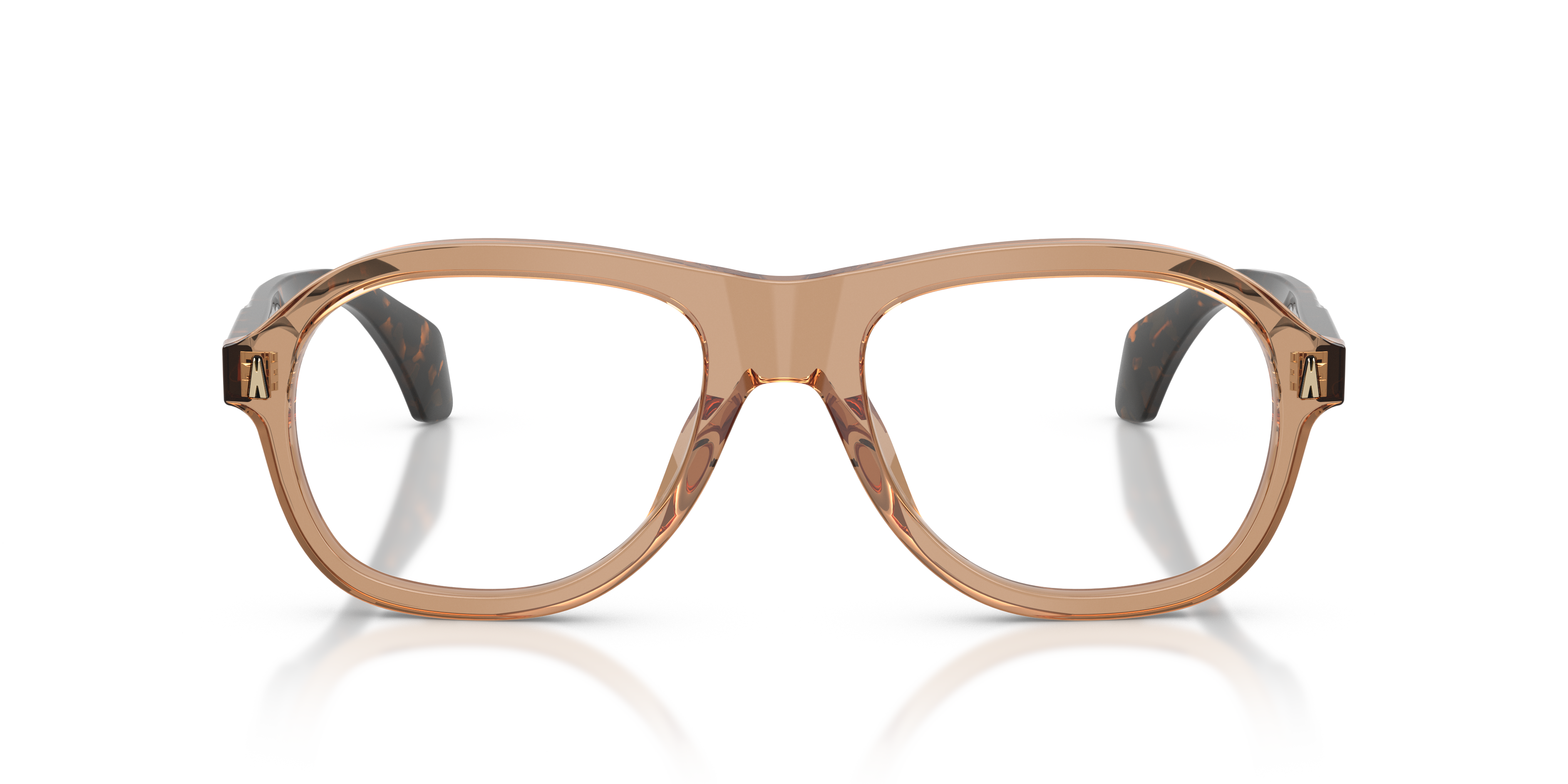 Moncler Uniseks Moncler ME2025U 3037 Optische monturen Acetaat Bruin Transparant Kussen Normaa
