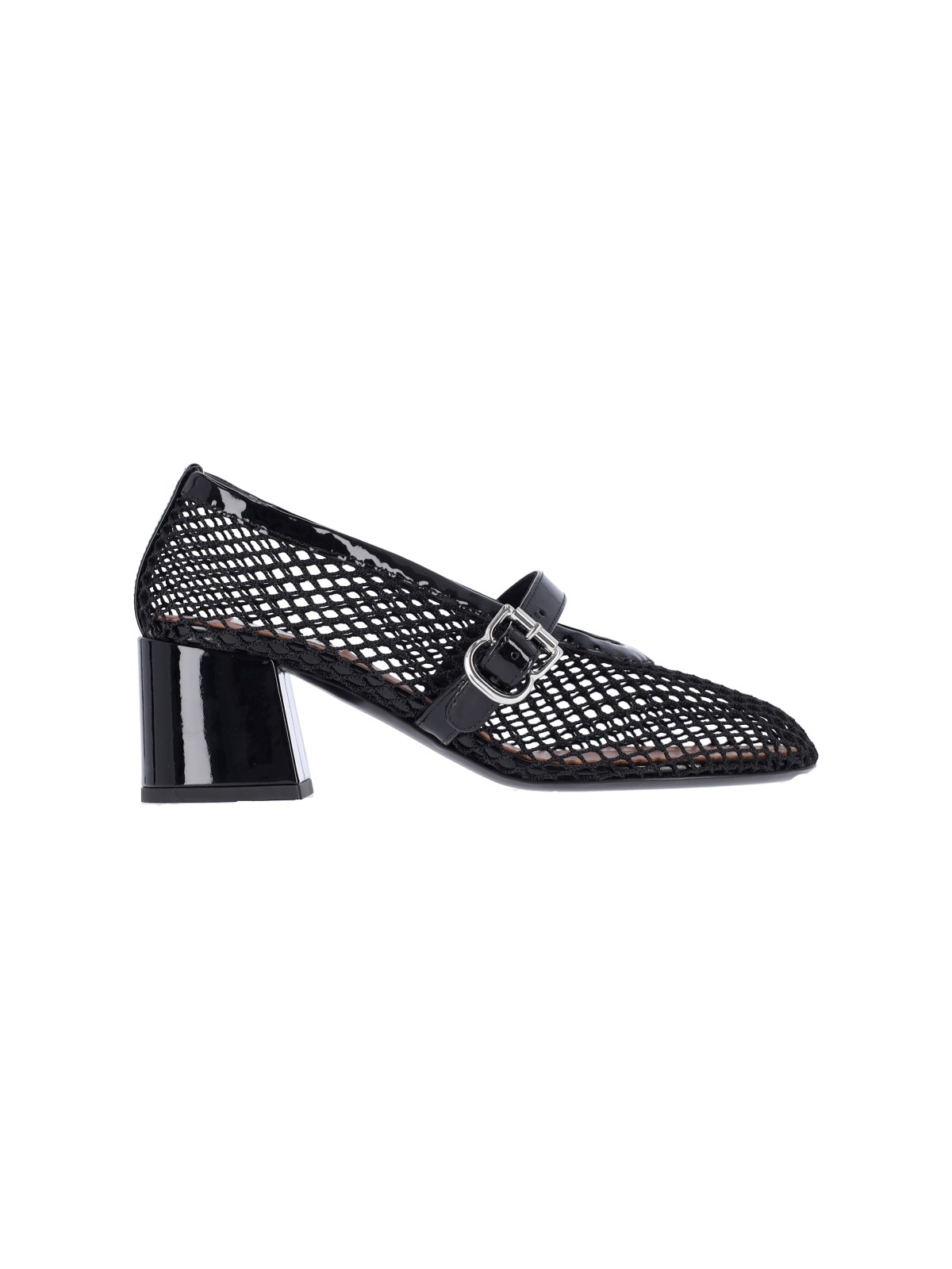 Mary-Jane Mesh Pumps