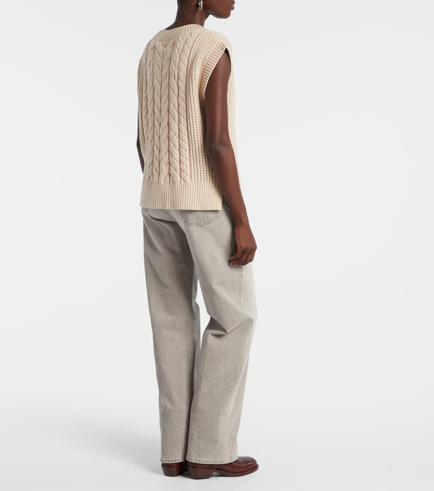 Pixie cable-knit sweater vest