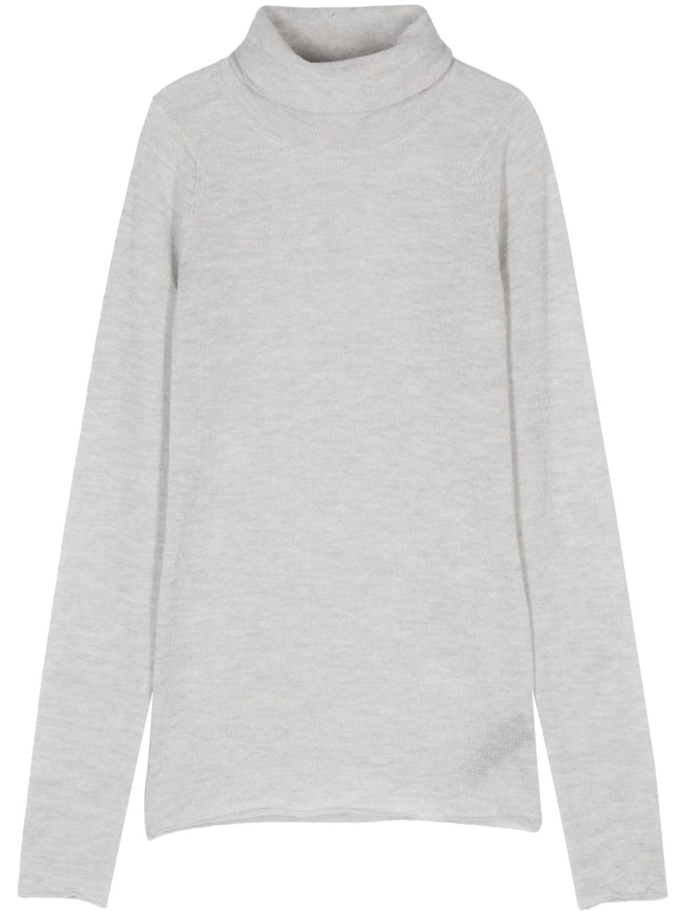 Mélange-effect sweater - Grey