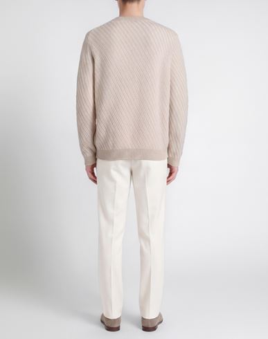 Man Sweater Beige Size XL Cashmere