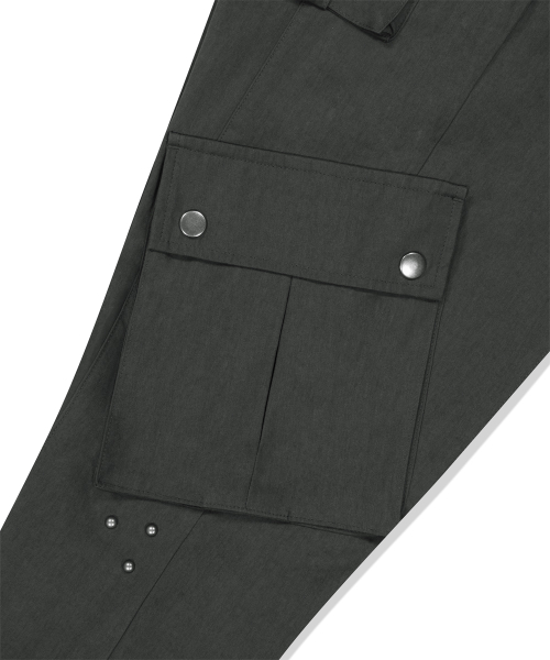 UTILITY CARGO FLARE PANT CHARCOAL