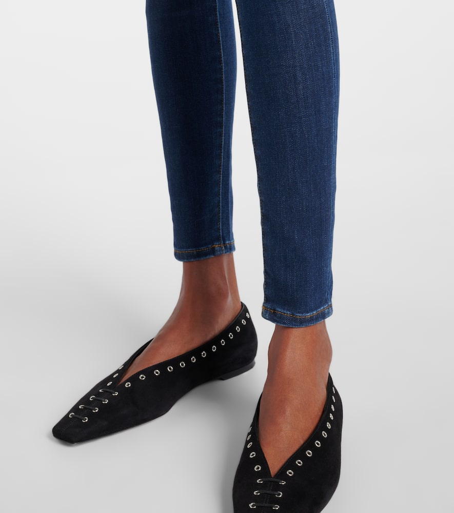 Le high-rise skinny jeans