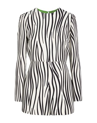 Woman Playsuit Black Size 4 Virgin Wool, Viscose