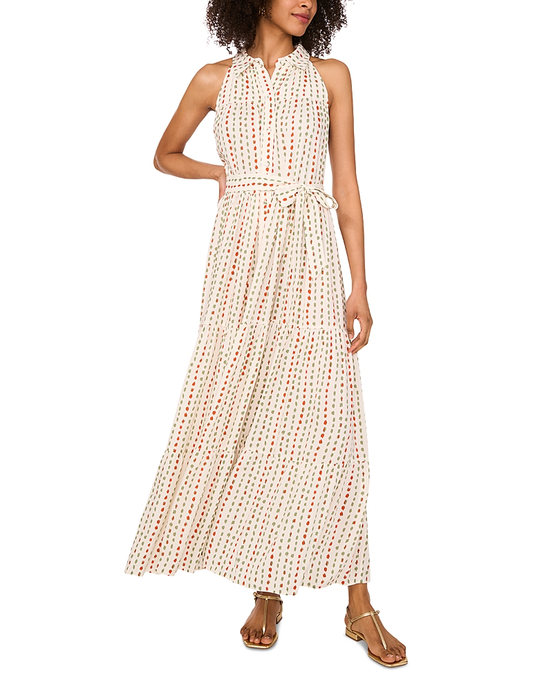 Sleeveless Maxi Shirt Dress