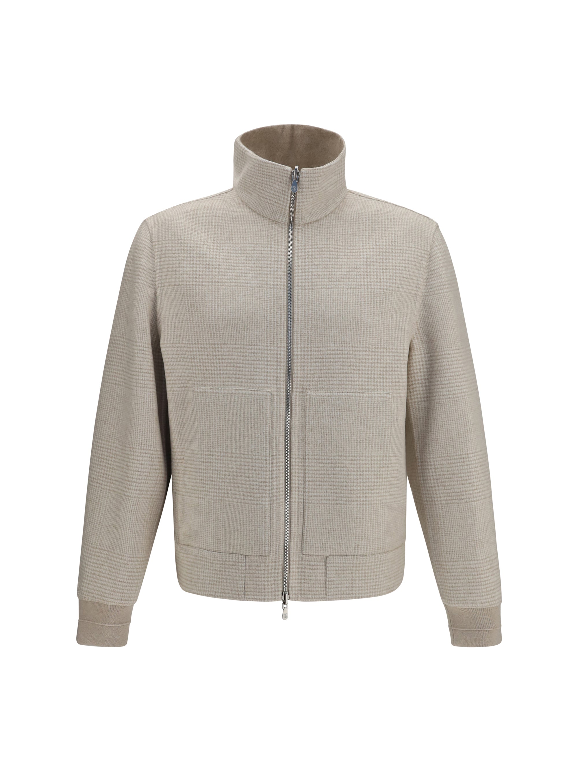 Double-Face Cashmere Jacket — Beige