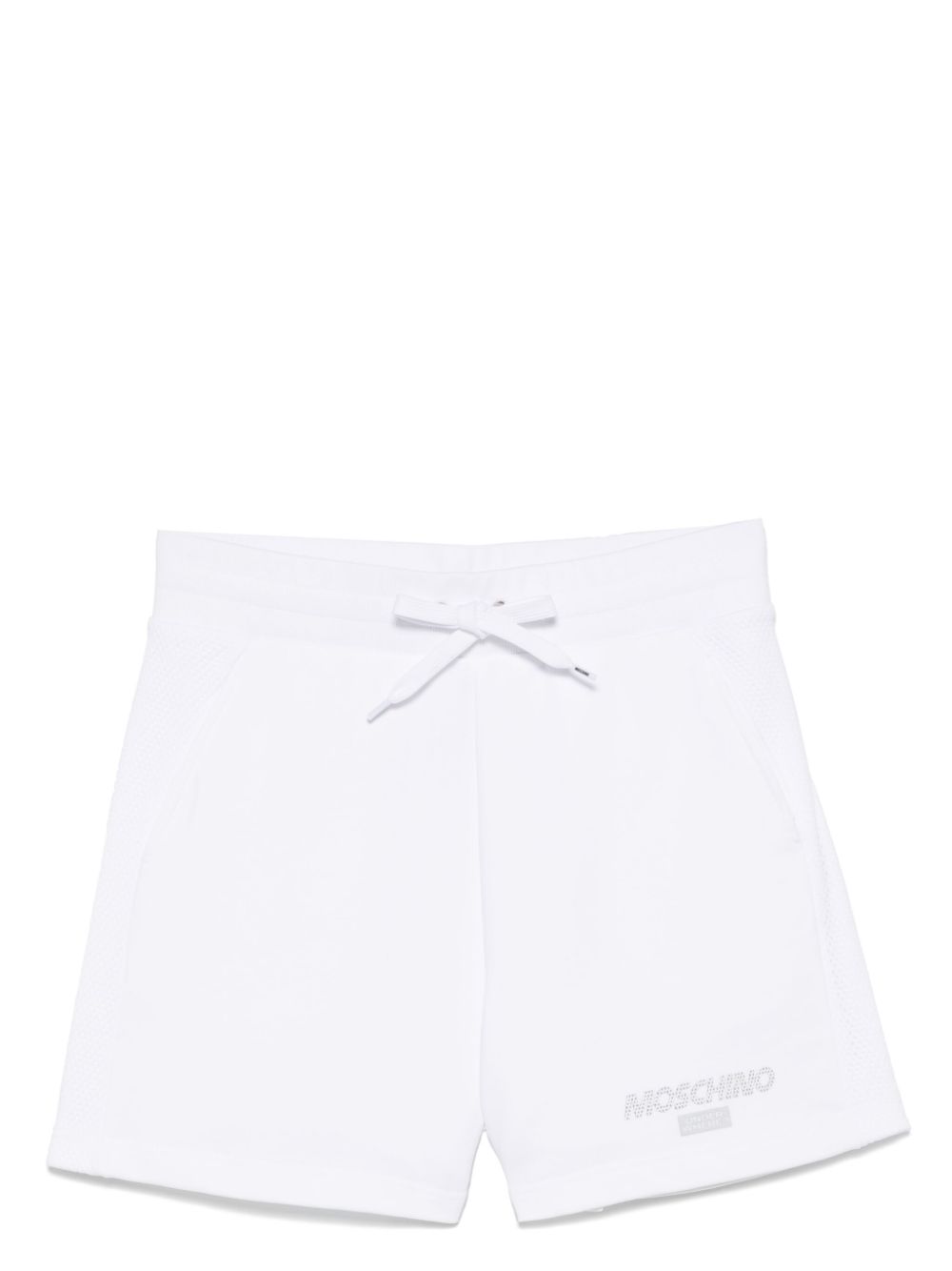 Logo-print shorts - White