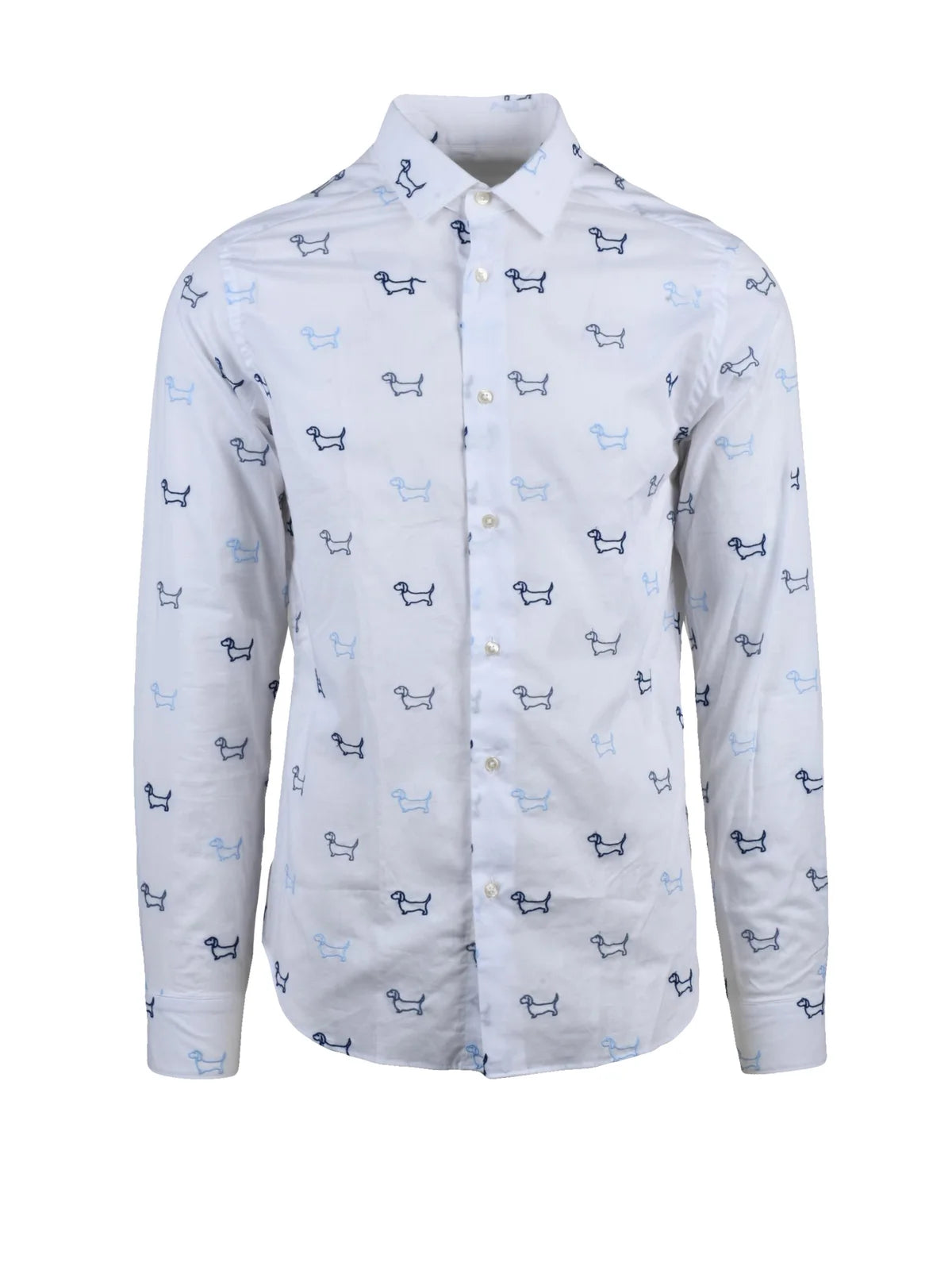 White Cotton Men Shirt