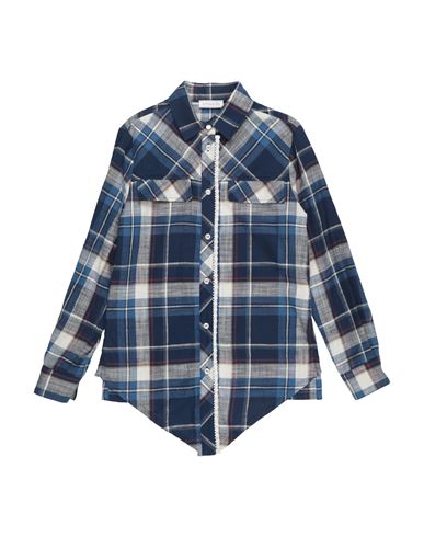 Kid Girl Shirt Navy Size 13 Cotton