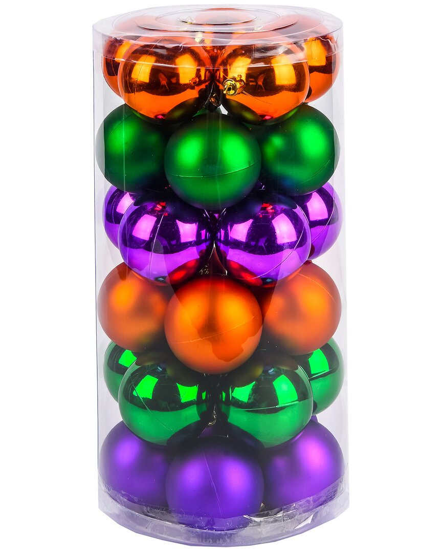 National Tree Company 30-Piece Halloween Ball Ornaments Set