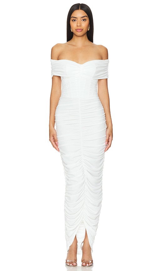 MAJORELLE Sigourney Gown in White. - S also in