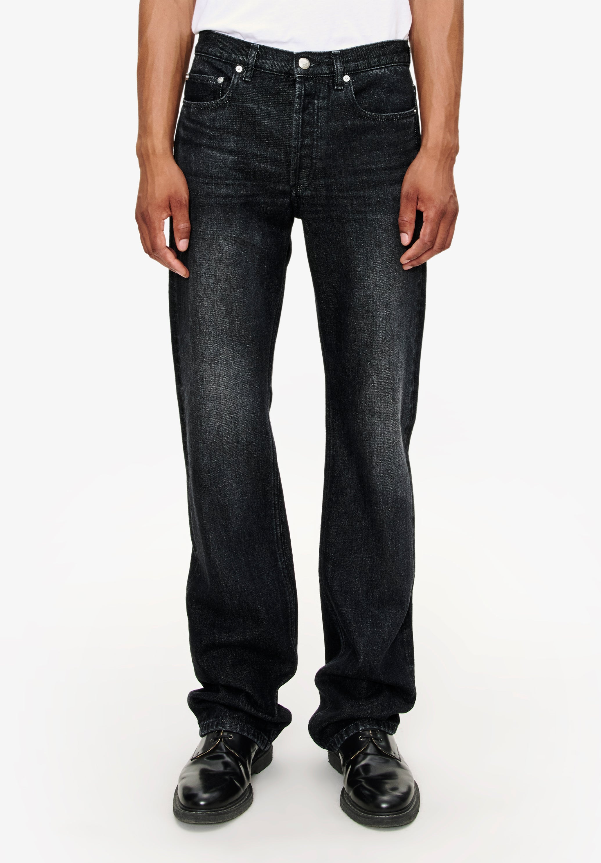 A. P.C. Men's Rescue Jeans Size: 27 in Black