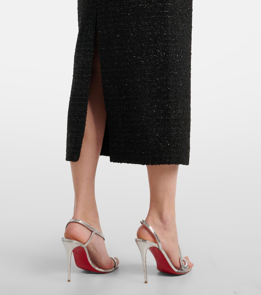 Bouclé pencil skirt