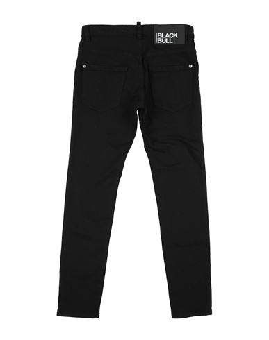 Kid Boy Jeans Black Size 10 Cotton, Elastane