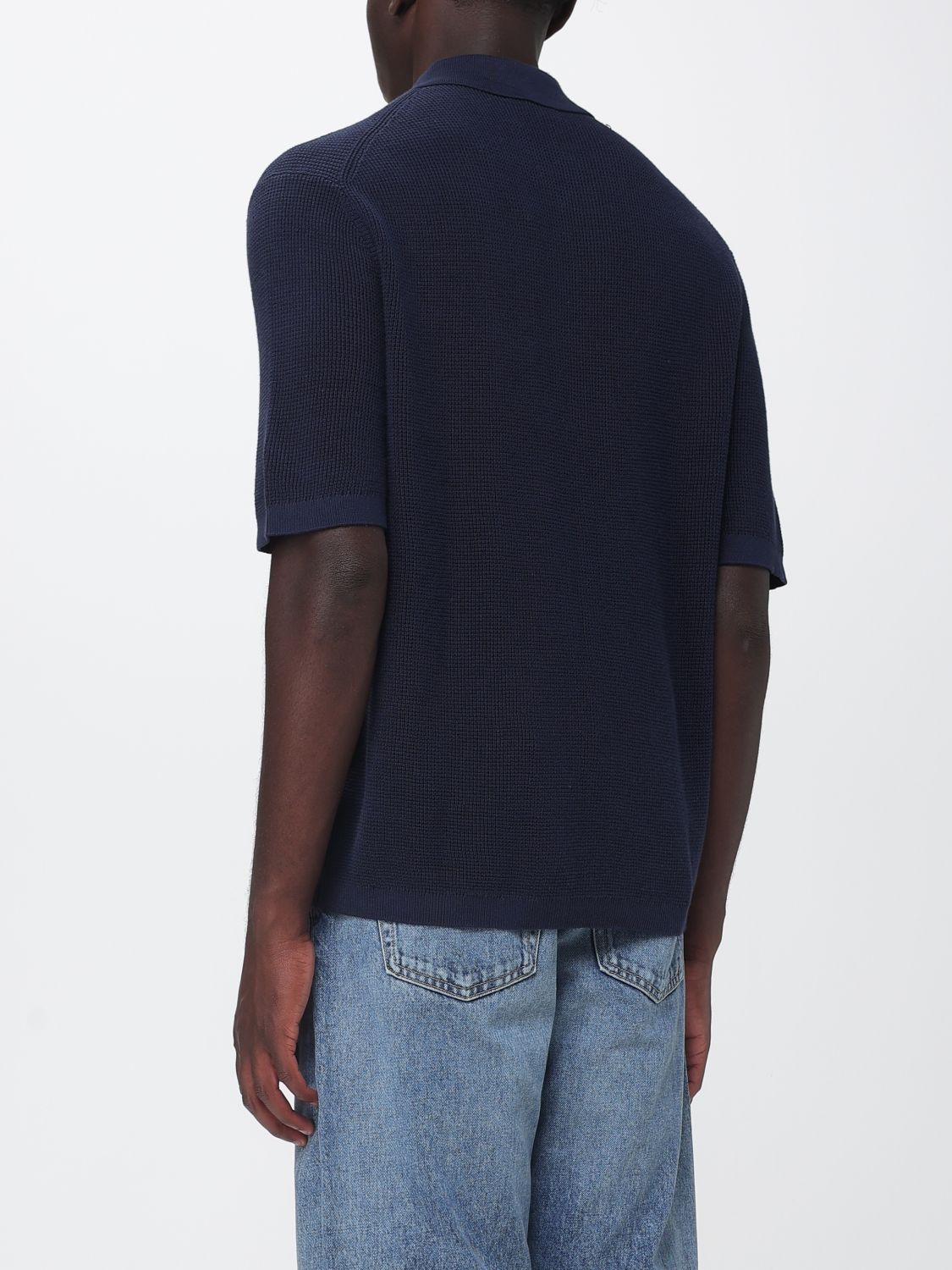 Polo Shirt Men color Blue