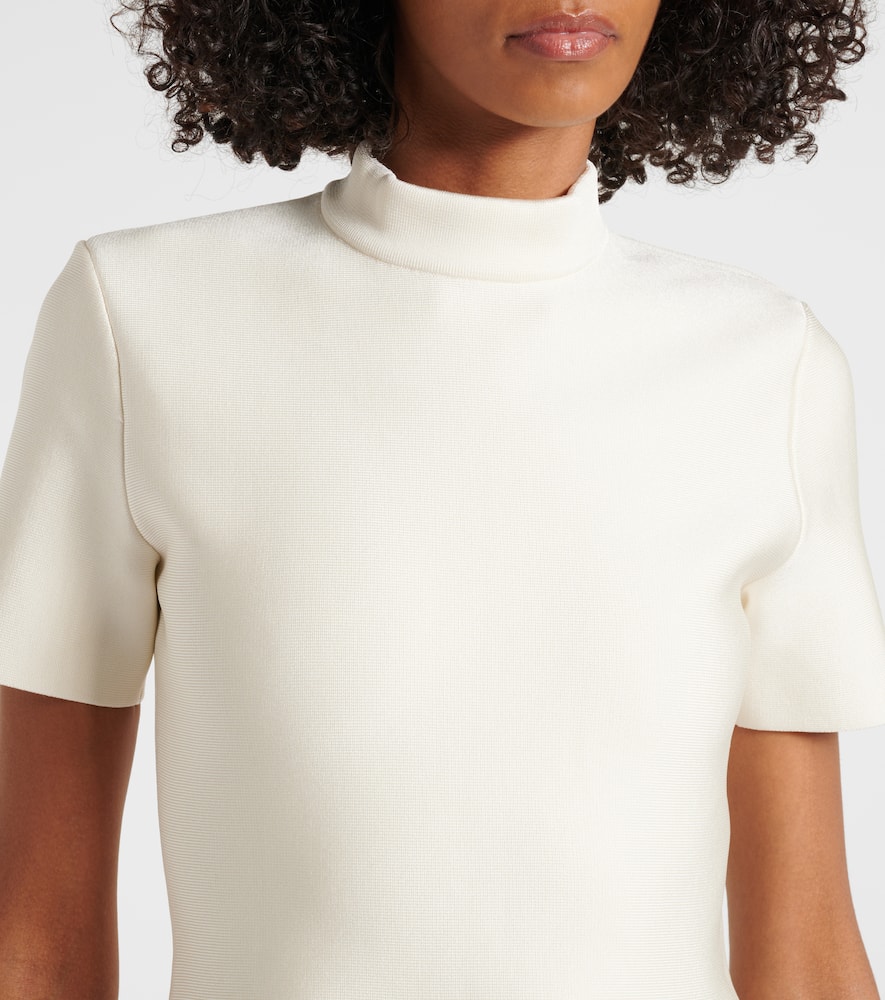 Pleated minidress