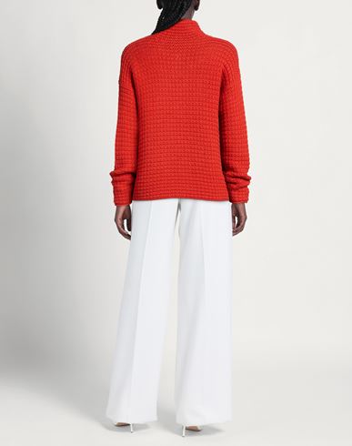 Woman Turtleneck Tomato red Size 8 Cashmere