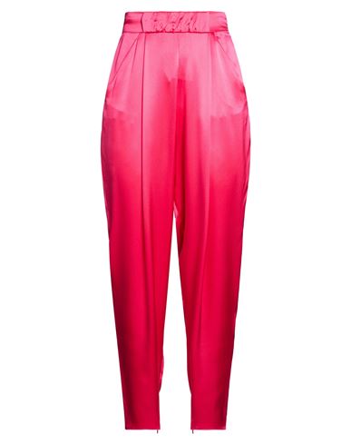 Woman Pants Fuchsia Size 12 Silk