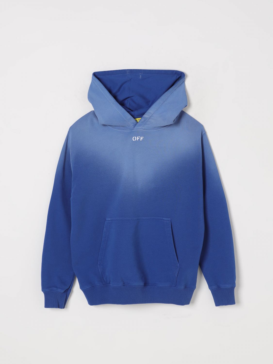 Logo-stamp hoodie - Blue