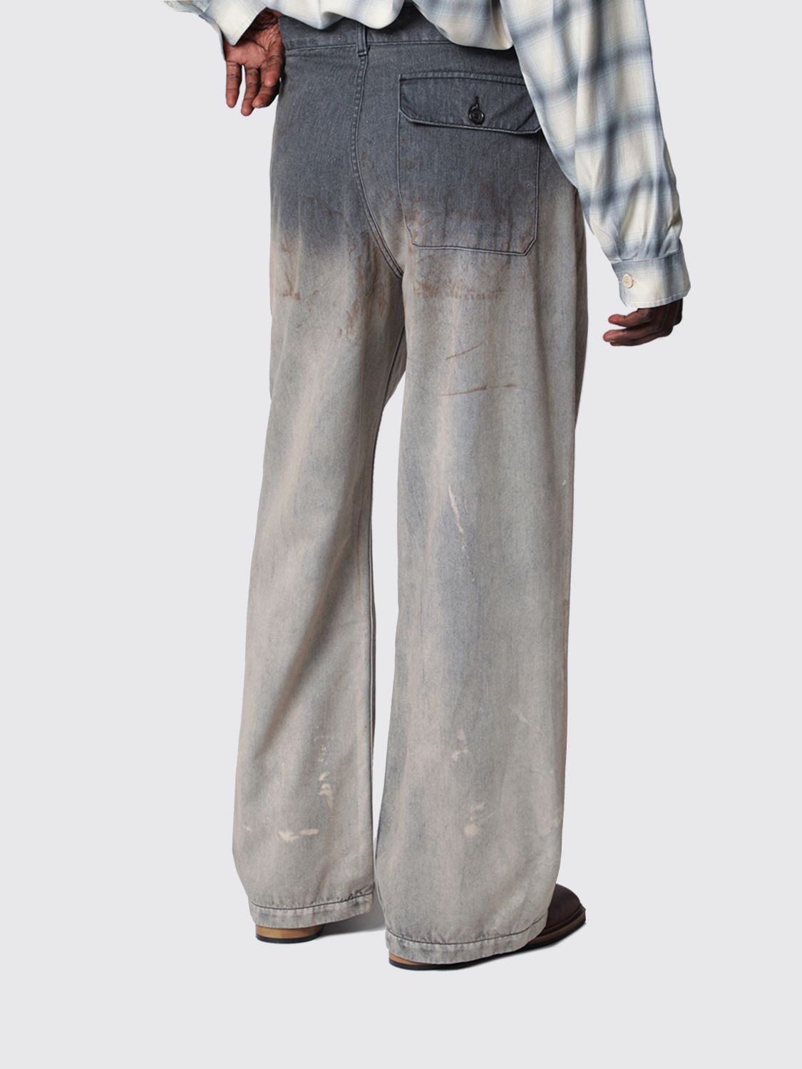 Jeans Men color Grey