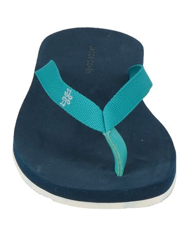 Jacob Cohёn Man Thong sandal Turquoise Size 6 Textile fibers