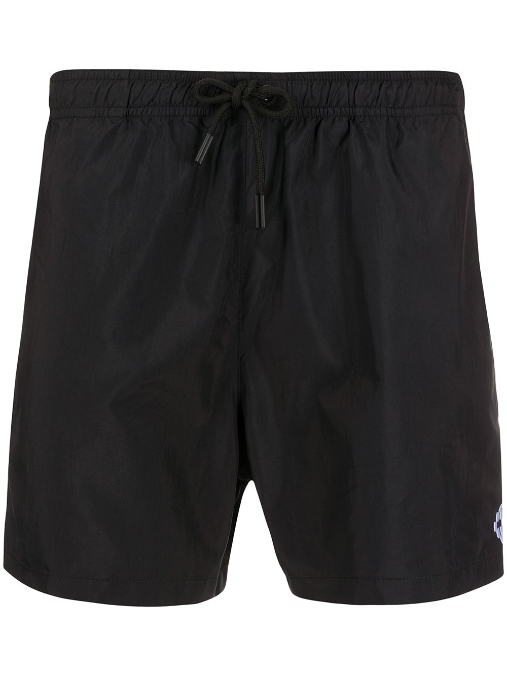 Embroidered logo swim shorts - Black