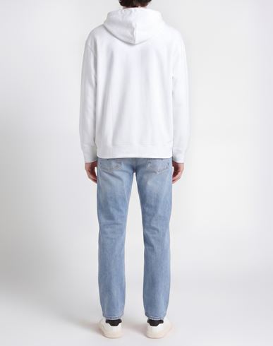 Man Sweatshirt Ivory Size XL Cotton, Recycled polyester