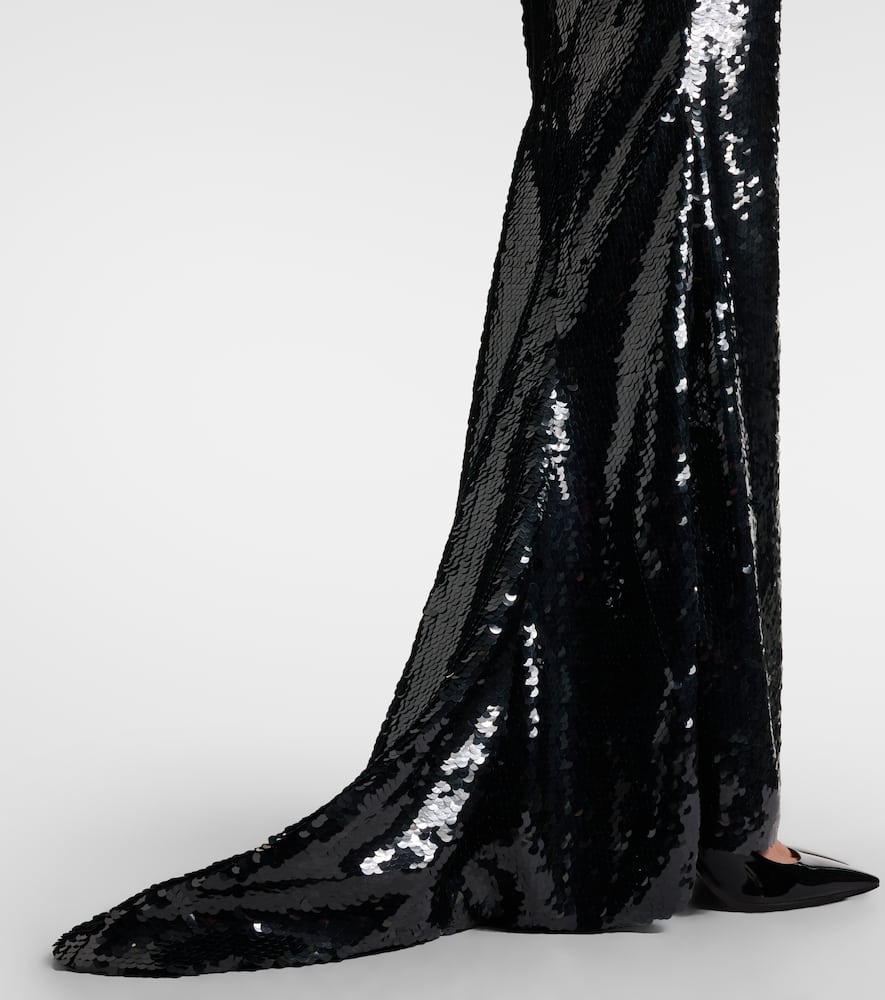 Sequined gown