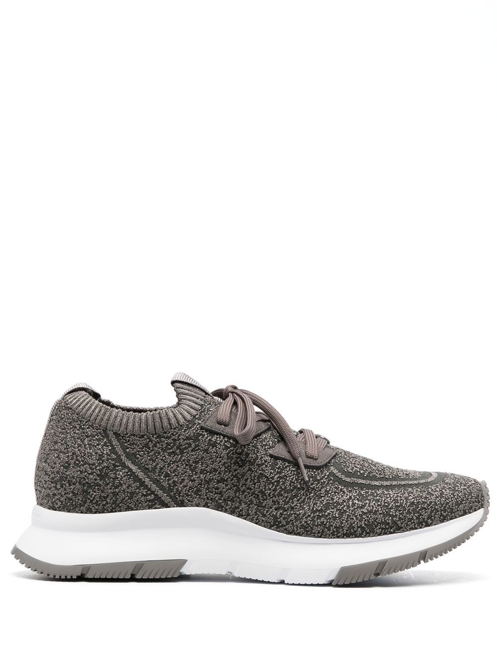 Low-top knit sneakers - Grey