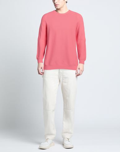 Alphatauri Man Sweater Salmon pink Size L Polyamide
