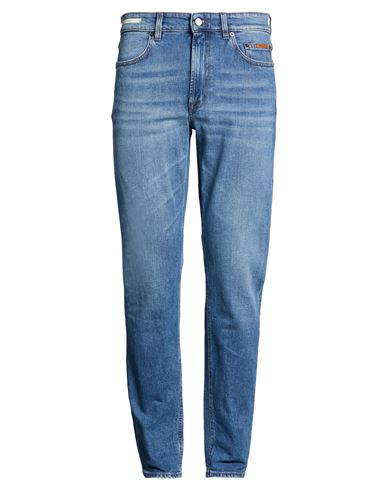 Man Jeans Blue Size 30 Cotton, Elastane