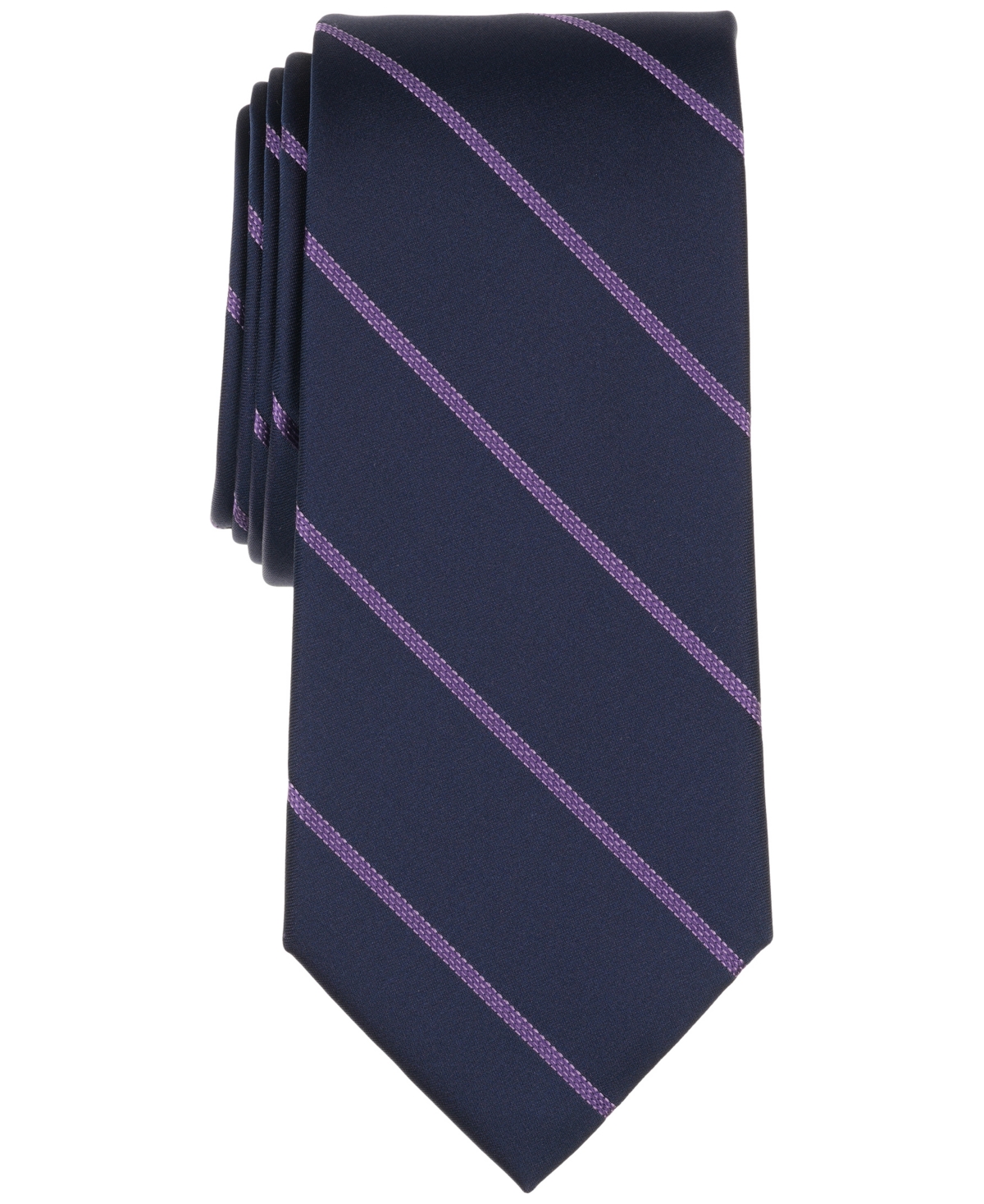 Men's Classic Pitkin Stripe Tie - Purple
