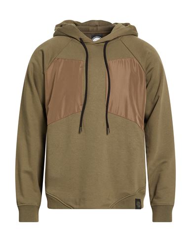 Yosuke Aizawa Man Sweatshirt Military green Size L Cotton, Polyester