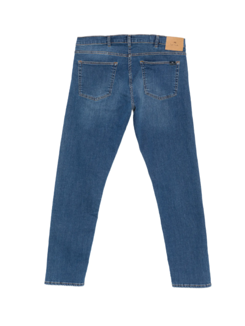 Blue Mid Rise Jeans