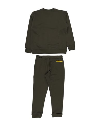 Kid Tracksuit Military green Size 12 Cotton