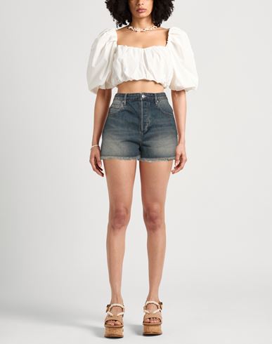 Woman Denim shorts Blue Size 2 Cotton, Hemp