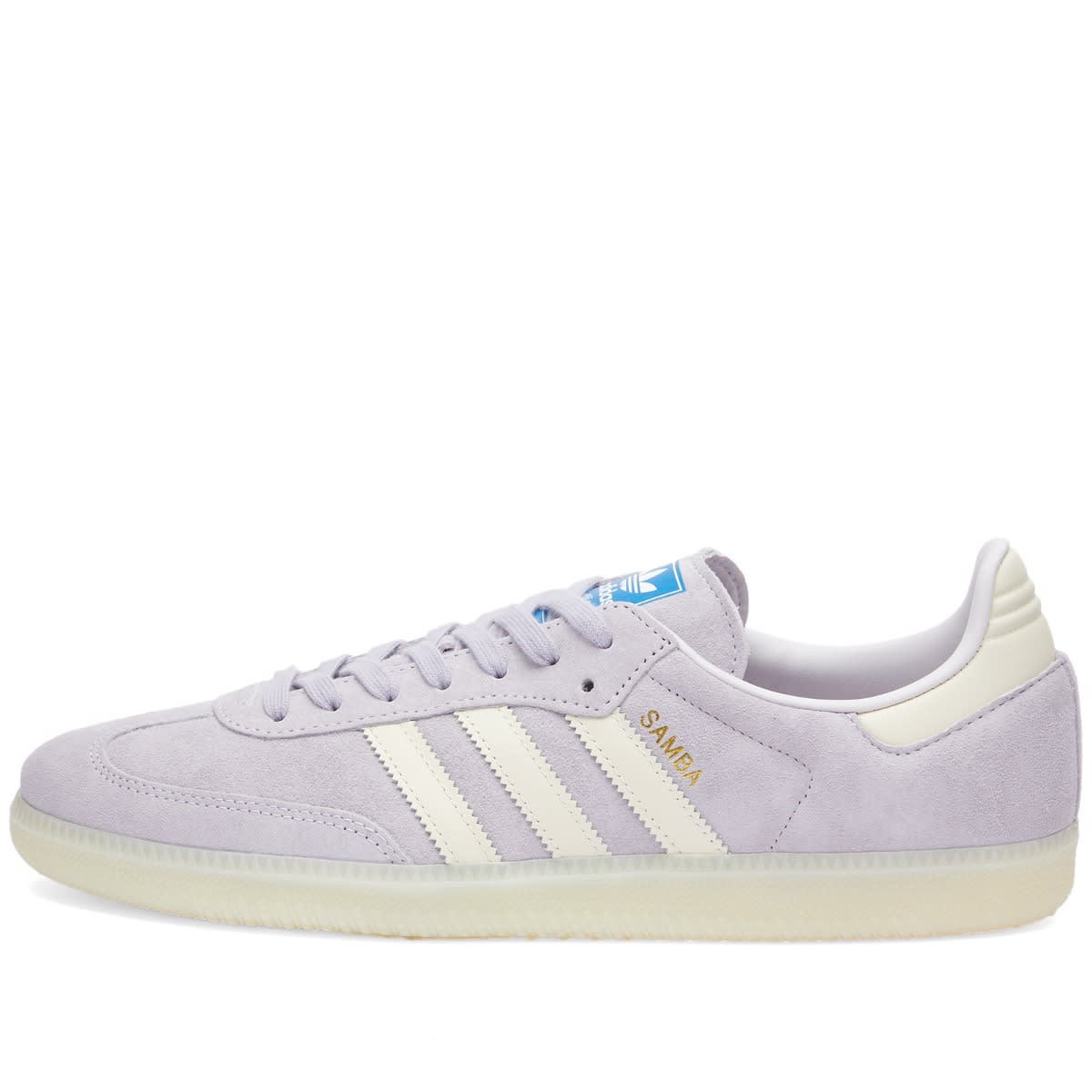 SAMBA OG Sneakers in Silver Dawn/Chalk White/Off White