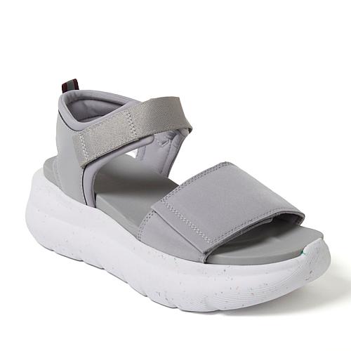 Women's Lightweight Adjustable Strap Platform Sandal - Odell - Gray/Grey