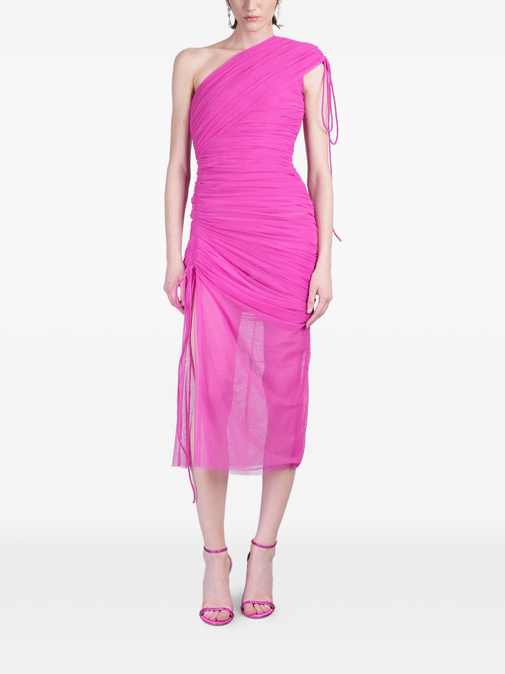 Del Core one-shoulder dress - Pink