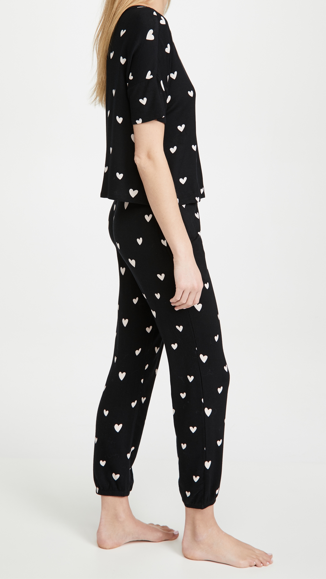 Sun Lover Lounge Set Black Hearts