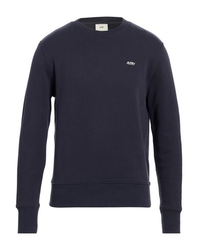 Man Sweatshirt Midnight blue Size S Cotton