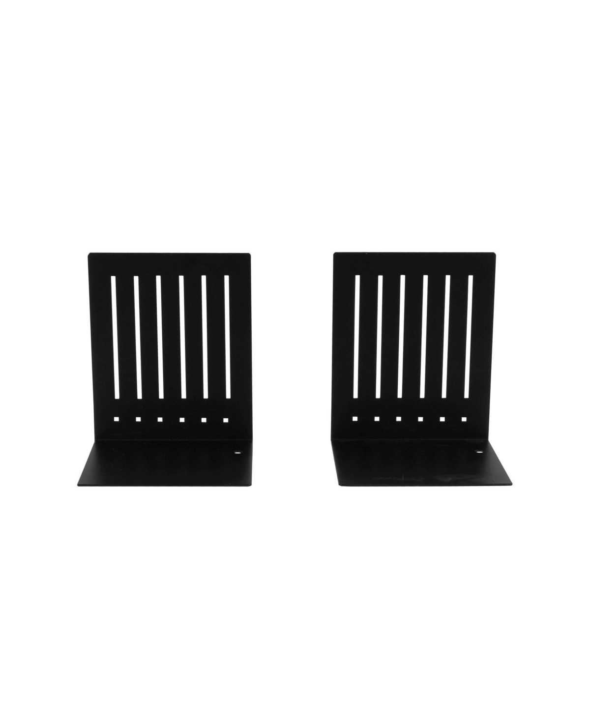 Diversified Rectangle Bookends, Set Of 2 - Black