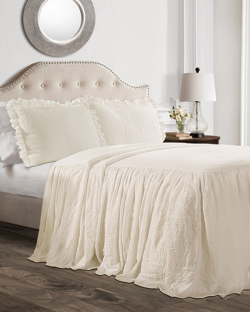 Lush Decor Fashions 3pc Ruffle Skirt Bedspread Set