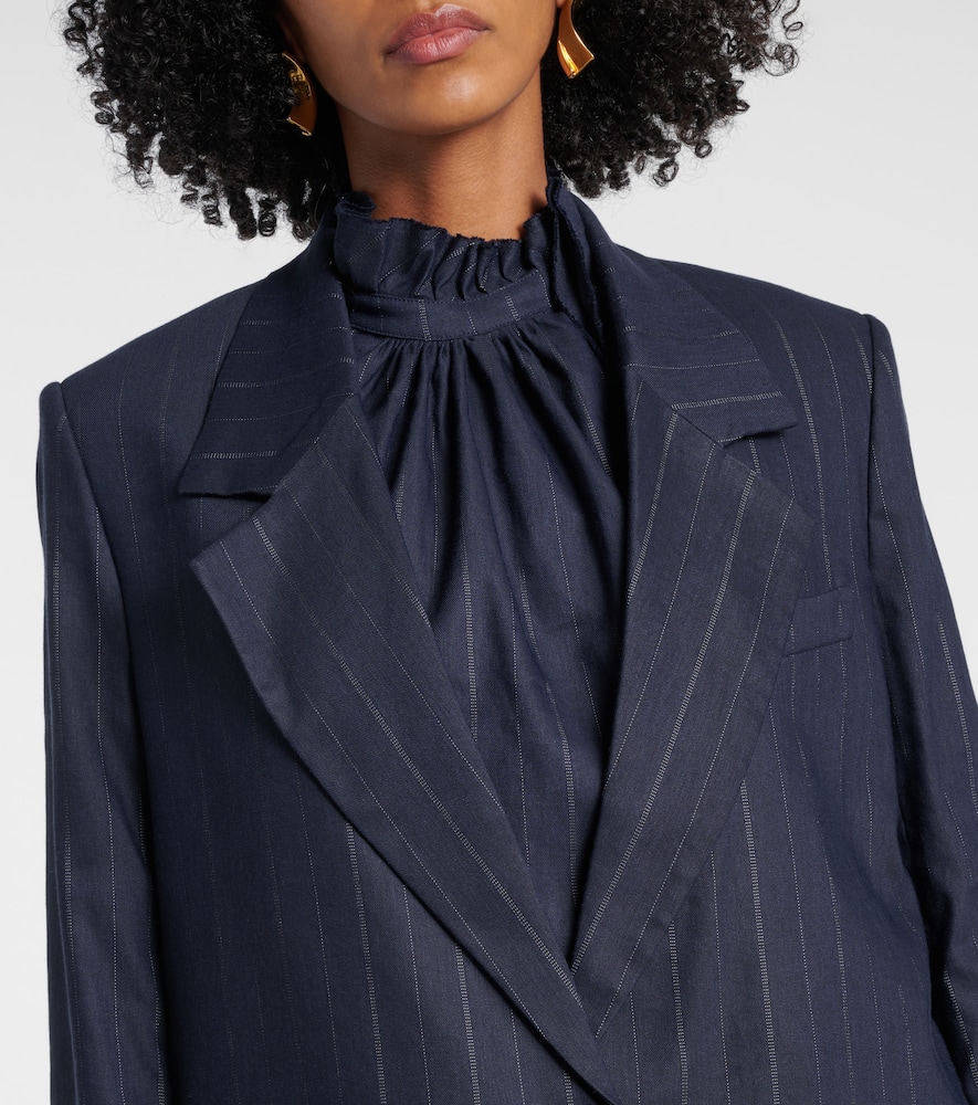 Modern Sophistication linen-blend blazer