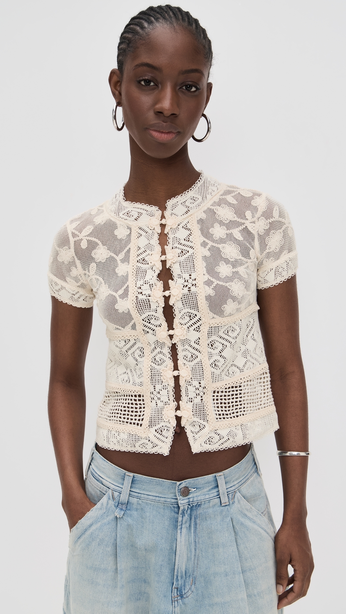 SIEDRES Syrine Top Ecru