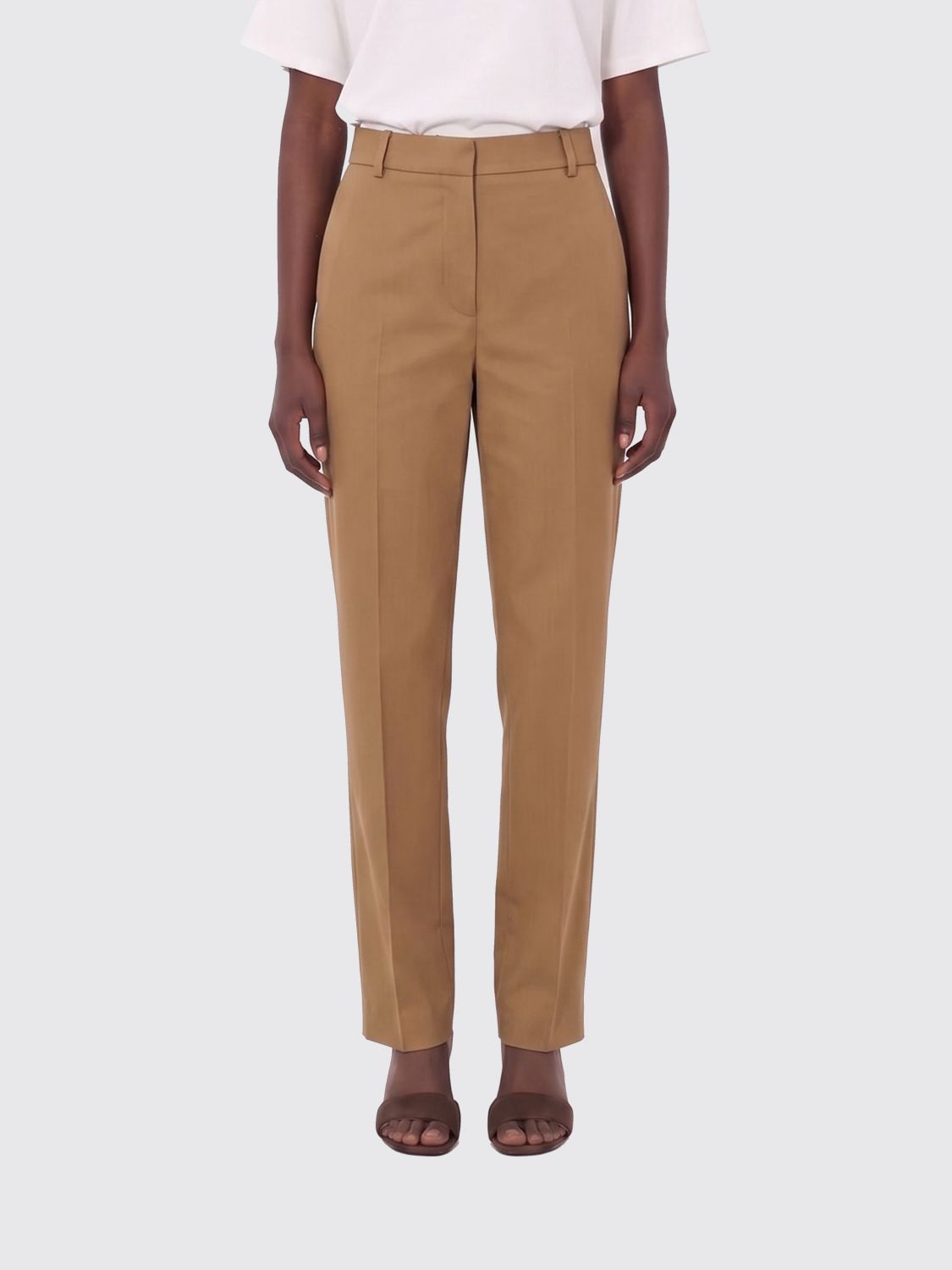 Pants Woman color Brown